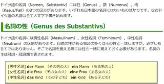 ドイツ語名詞